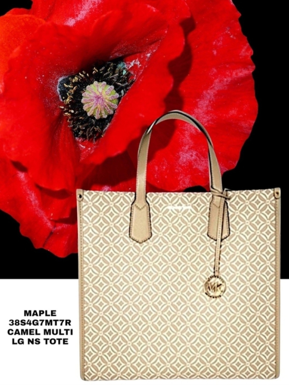 MICHAEL Michael Kors Camel Multi Large Tote Bag